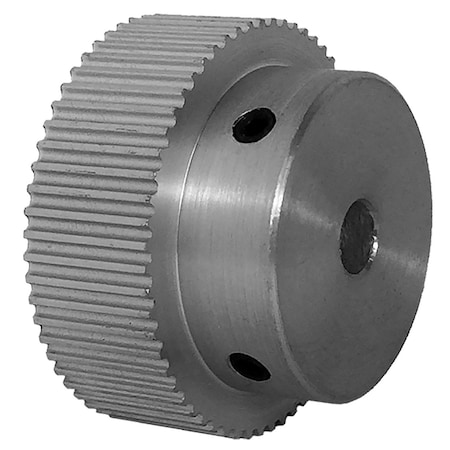 B B MANUFACTURING 60-2P09-6A3, Timing Pulley, Aluminum, Clear Anodized,  60-2P09-6A3
